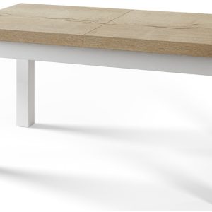 Stół rozkładany CLASSIC 170/250X90 dąb Halifax/biały 1015127 Stół rozkładany CLASSIC 170/250X90 dąb Halifax/biały 1015127