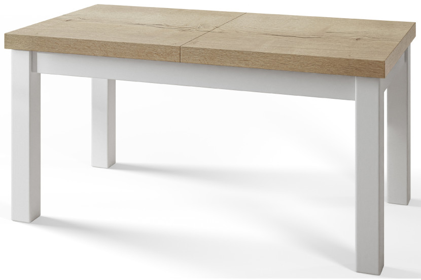Stół rozkładany CLASSIC 170/250X90 dąb Halifax/biały 1015127