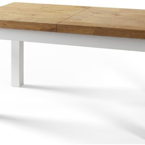 Stół rozkładany CLASSIC 170/250X90 dąb Lancelot/biały 1016154