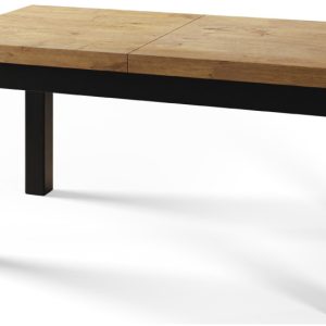 Stół rozkładany CLASSIC 170/250X90 dąb Lancelot/czarny 1015144