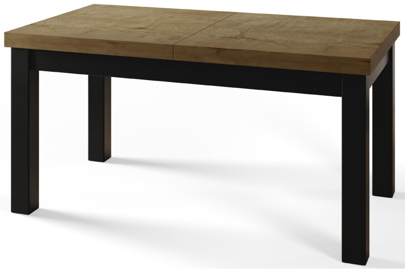 Stół rozkładany CLASSIC 170/250X90 dąb Lefkas/czarny 1015124