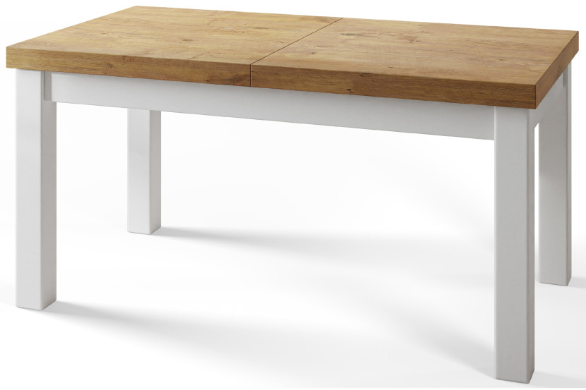 Stół rozkładany CLASSIC 200/300X100 dąb Lancelot/biały 1016143