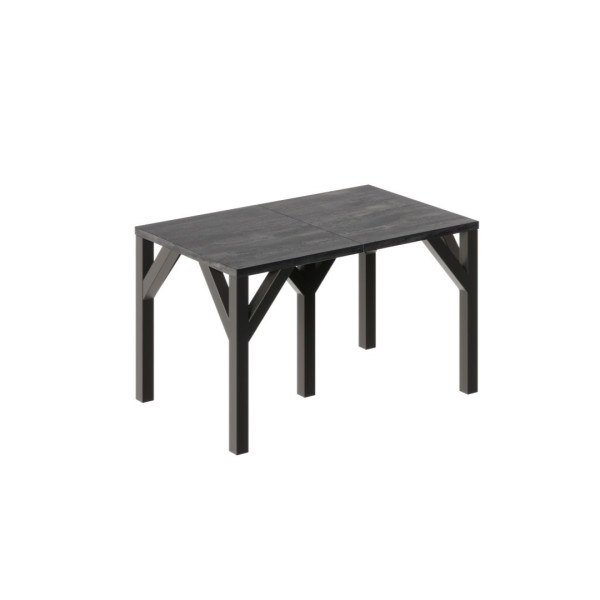 Stół rozkładany DUNAJ 130(240)x90 beton ciemny 1055240