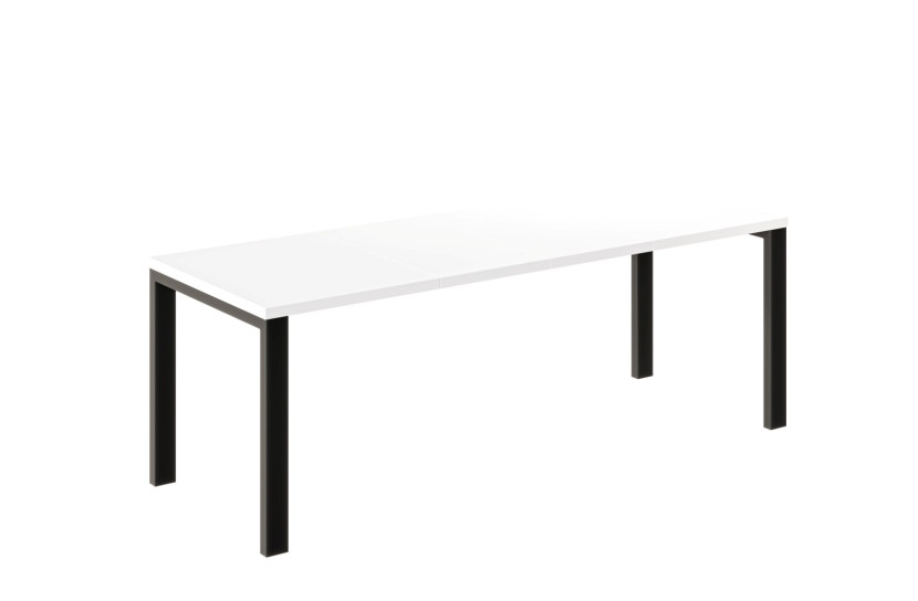 Stół rozkładany GARANT 130(220)x80 biały połysk 1055155