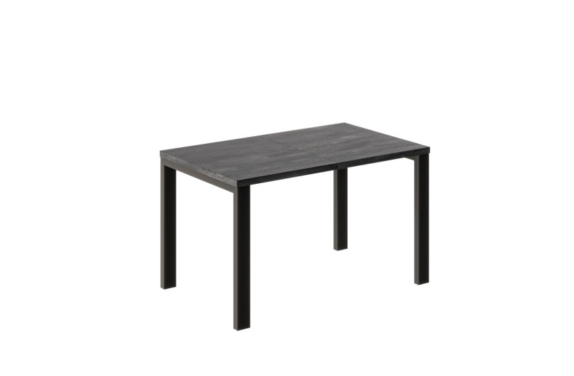 Stół rozkładany GARANT 80(215)x80 beton ciemny 1055234