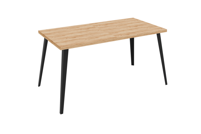 Stół rozkładany Gusto 153/200x80 Dąb Craft Złoty - nowoczesny do jadalni 1051147