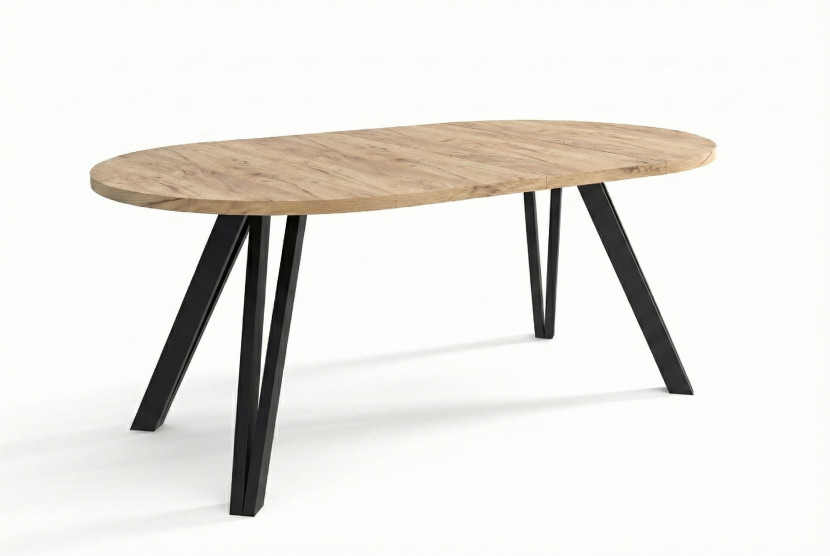 Stół rozkładany HARMONY 100/180 cm Dąb Złoty 770829