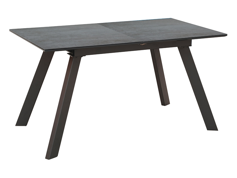 Stół rozkładany Heiko 140-180x80 szaro-czarny 740924