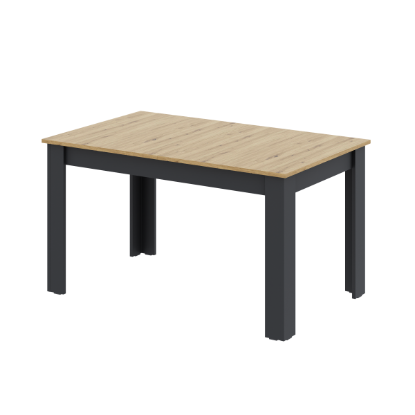 Stół rozkładany LOFT 100x180/265 cm artisan - czarne 964352