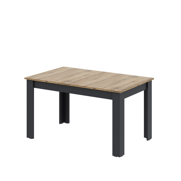 Stół rozkładany LOFT 80x120/165 wotan - czarny 963258