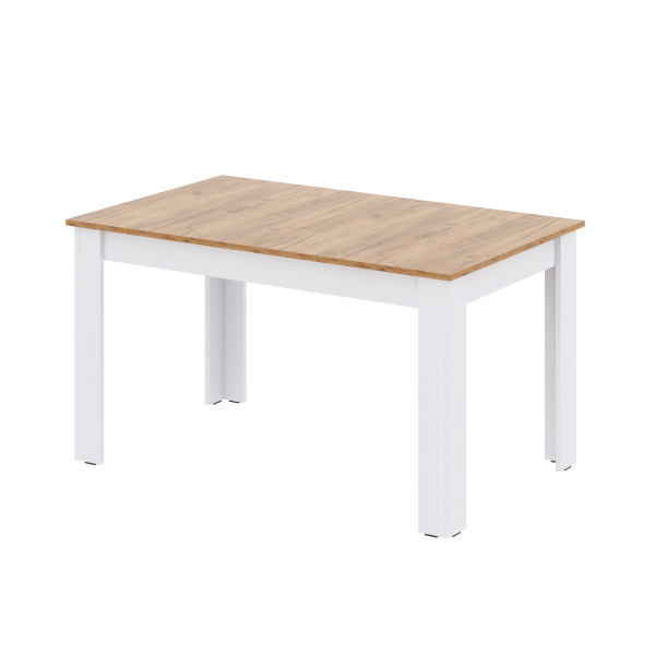 Stół rozkładany LOFT 90x160/225 cm złoty craft - białe 964334