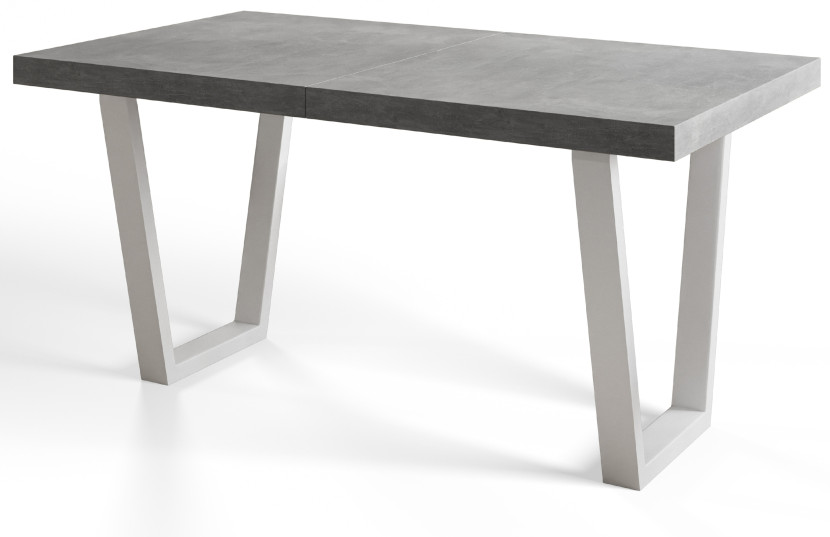 Stół rozkładany LOFT TRAPEZ 180/280X90 Atelier jasny/biały 1057935