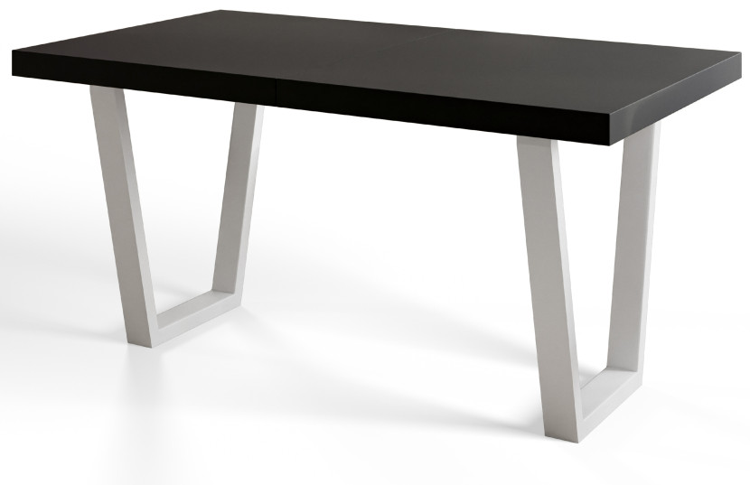 Stół rozkładany LOFT TRAPEZ 180/280X90 Biały/złoty 1058080