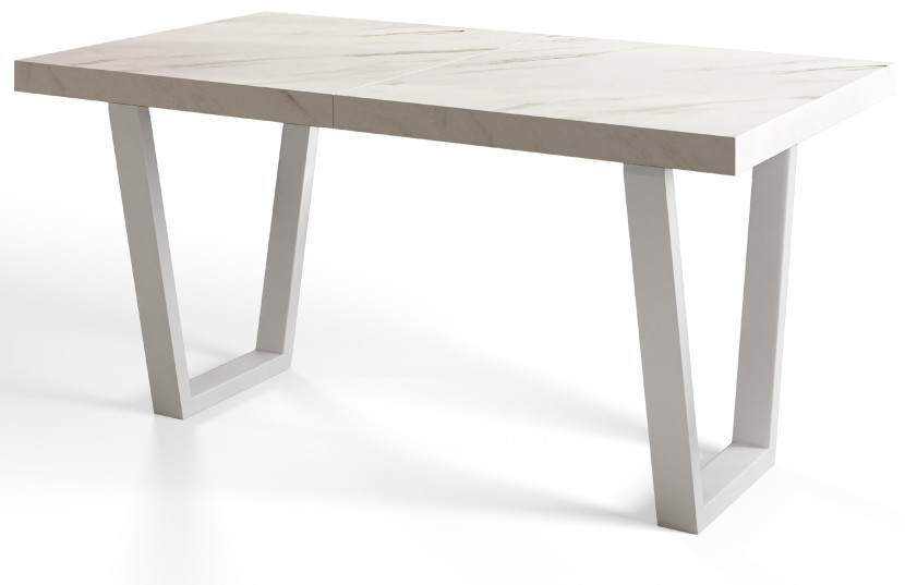 Stół rozkładany LOFT TRAPEZ 180/280X90 Marmur Bianco/biały 1058224