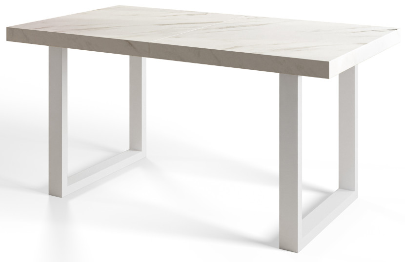 Stół rozkładany LOFT U 120/220X80 Marmur Bianco/biały 1058044