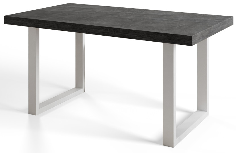 Stół rozkładany LOFT U 140/240X80 Czarny/złoty 1057986