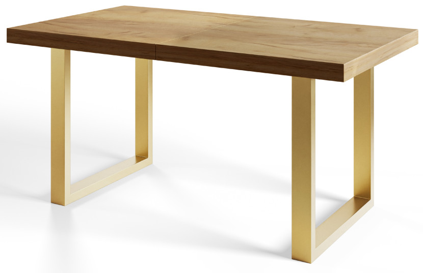 Stół rozkładany LOFT U 140/240X80 Dąb Craft/złoty 1057960