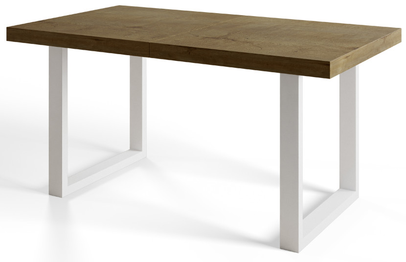 Stół rozkładany LOFT U 140/240X80 Dąb Lefkas/biały 1058307