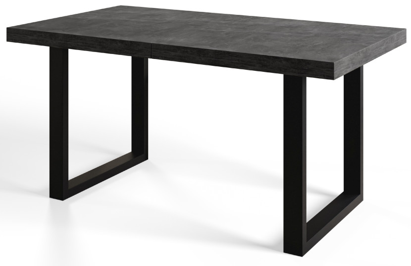 Stół rozkładany LOFT U 180/280X90 Czarny/biały 1057989