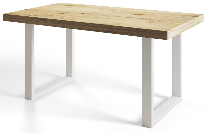 Stół rozkładany LOFT U 180/280X90 Dąb Artisan/biały 1058254
