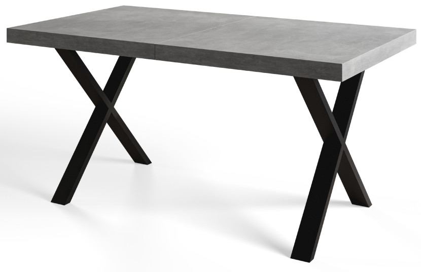 Stół rozkładany LOFT X 180/280X90 Atelier jasny/czarny 1058261