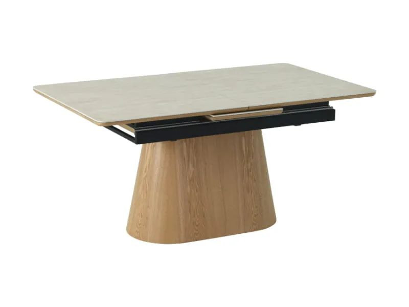 Stół rozkładany MONACO 160(200)x90 beżowy/ dąb 845600