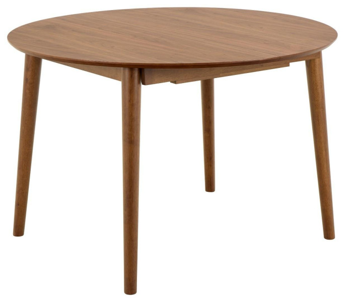STÓŁ ROZKŁADANY Montreux okrągły 115-154 cm FORNIR ORZECH 521004