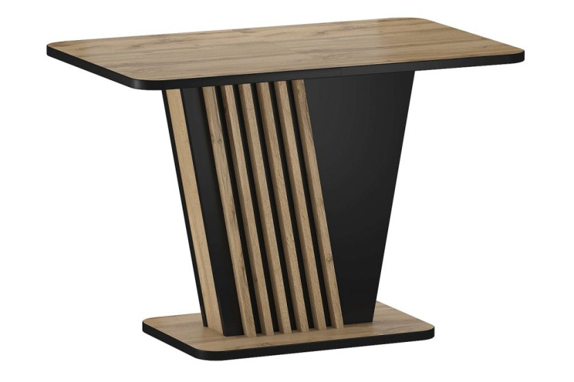 Stół rozkładany NEVIO 125(170)x75 dąb artisan/czarny 840724