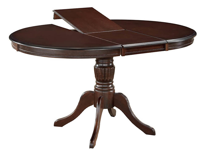 Stół rozkładany Olivia 106/141x106 ciemny orzech 42502