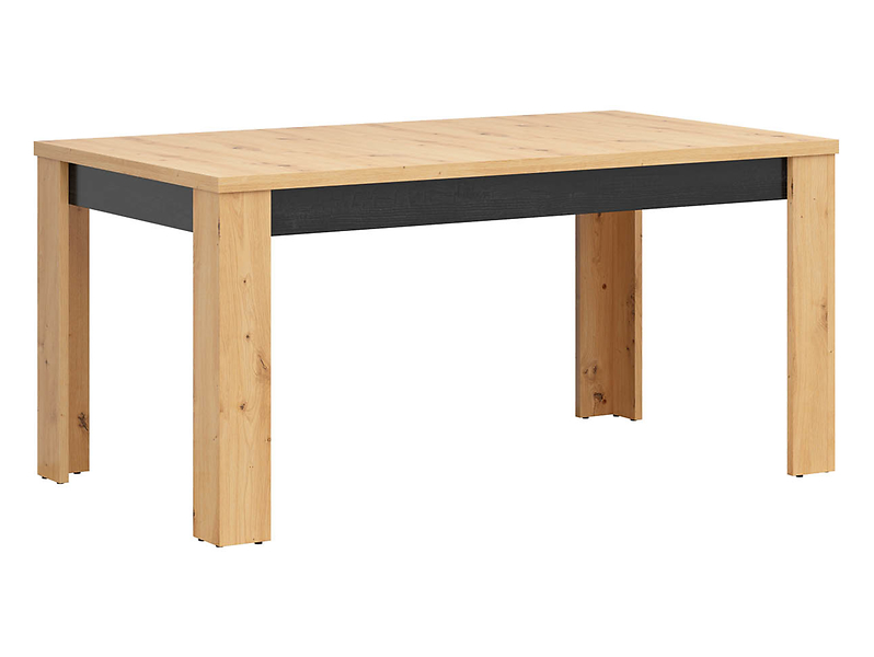 Stół rozkładany Ostia 160/200x90 dąb artisan/dąb czarny 38760