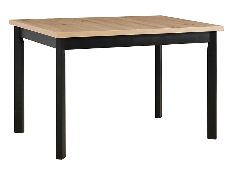 Stół rozkładany prostokątny Lurin 140-180/80 dąb artisan/czarny 797975
