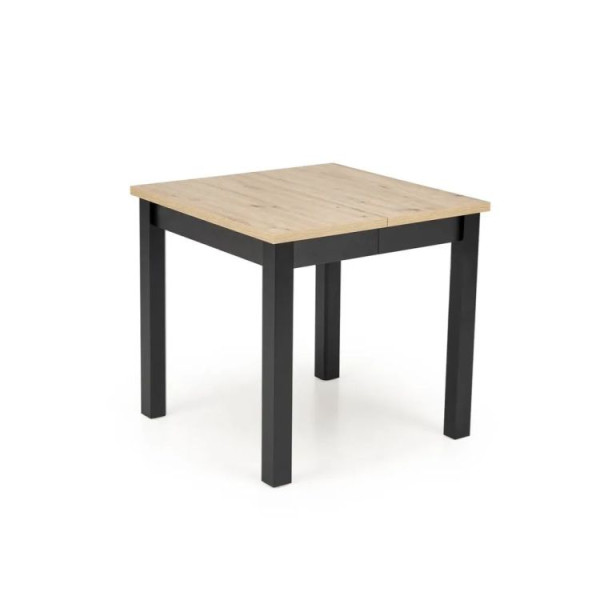 Stół rozkładany QUBIK 80(200)x80 dąb artisan/czarny 949799