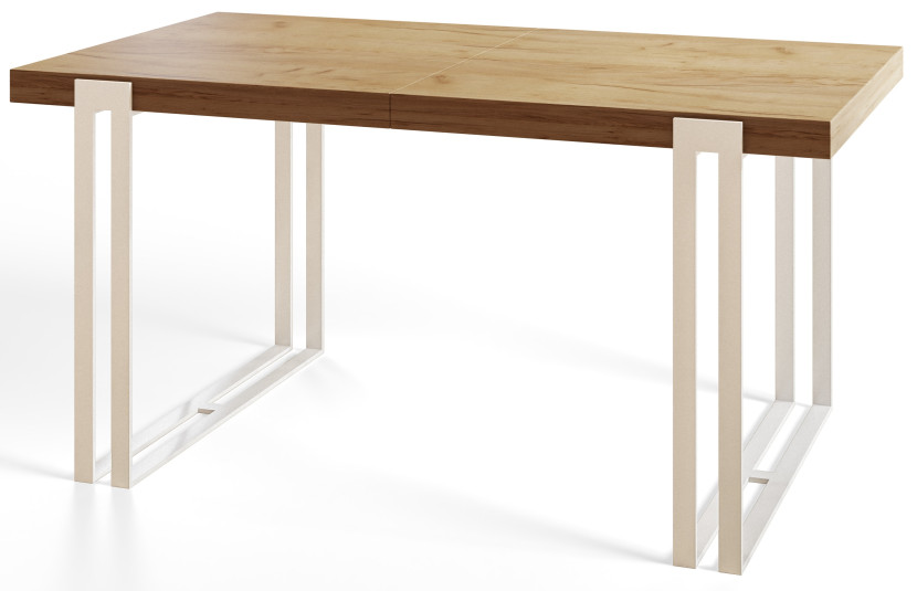 Stół rozkładany ROSA 120/220X80 Dąb Craft/biały 1058216