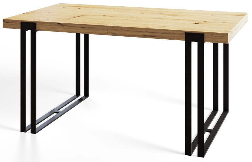 Stół rozkładany ROSA 140/240X80 Dąb Artisan/czarny 1058510