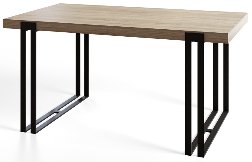 Stół rozkładany ROSA 140/240X80 Dąb Sonoma/czarny 1058287