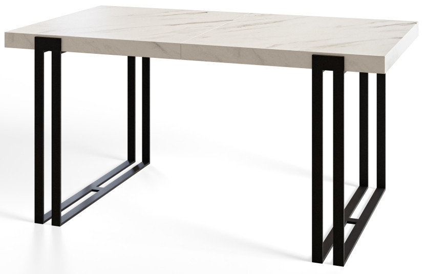 Stół rozkładany ROSA 140/240X80 Marmur Bianco/czarny 1058321