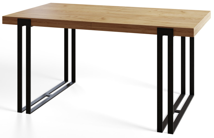 Stół rozkładany ROSA 160/260X90 Dąb Craft/czarny 1058001