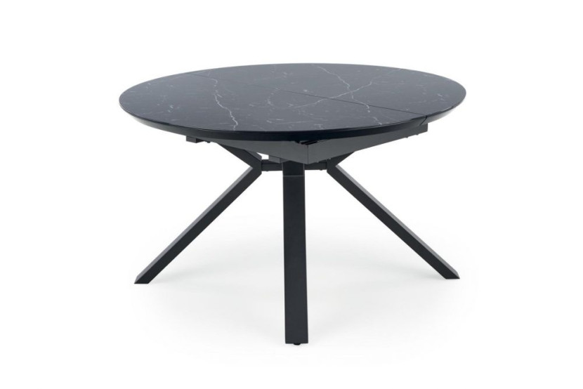 Stół rozkładany VERTIGO 130(180)x130 czarny marmur 840026