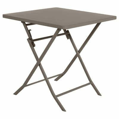 STÓŁ SKŁADANY prostokątny Greensboro 70x71cm STALOWY 238862