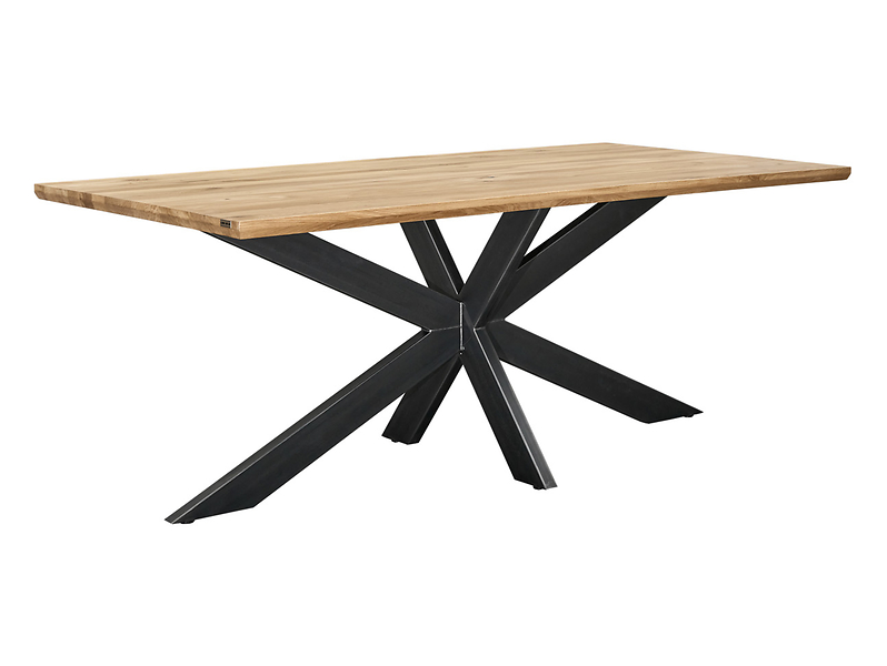 Stół Spider 2 200x100/77 dziki dąb/czarny arktyczny 710578
