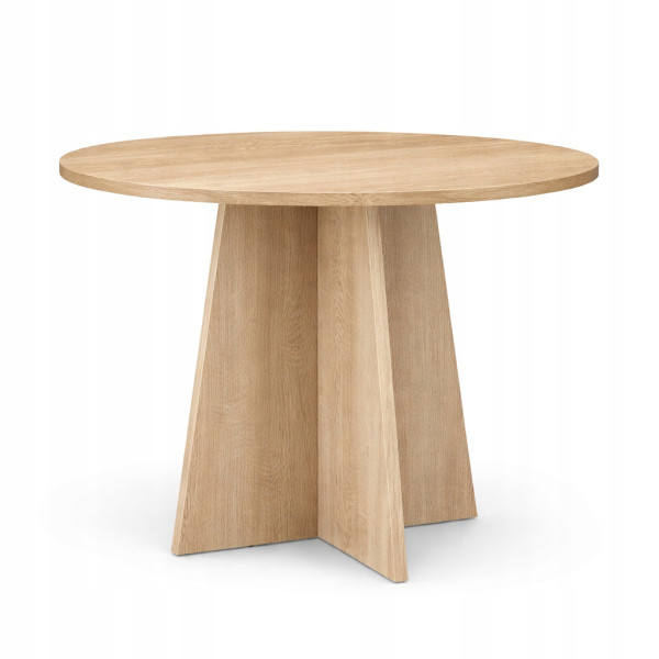 Stół stolik kawowy okrągły z płyty 100cm Dąb Sonoma 1019806