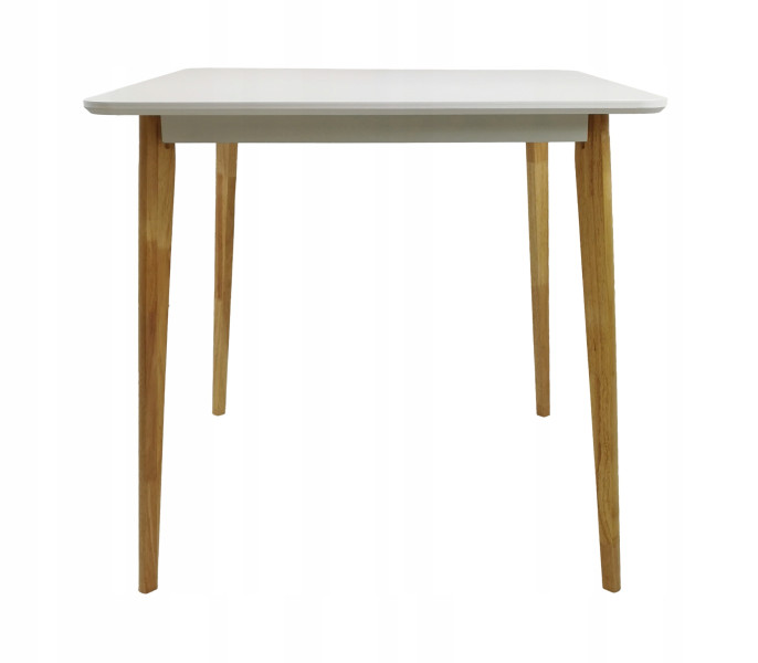 Stół stolik skandynawski do salon jadalnia kuchnia Emma 80x80cm biały rama 764262