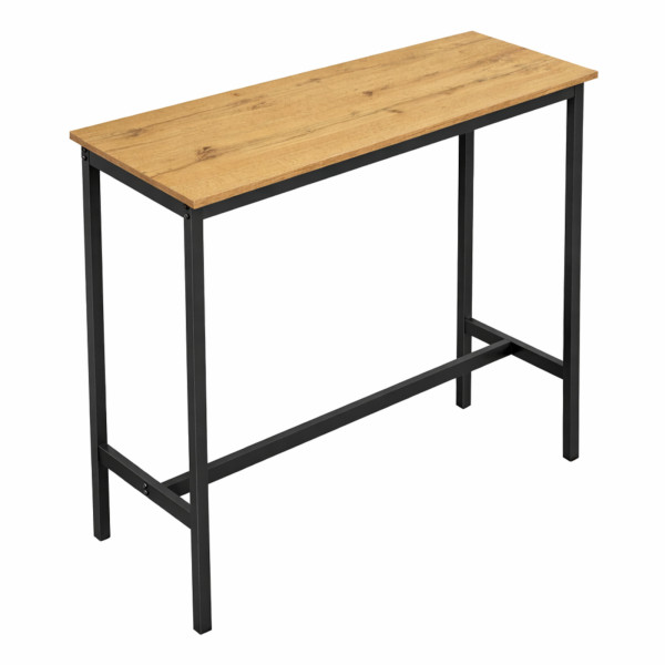 Stół wąski dąb loft do kuchni jadalni stolik industrialny konsola 100x40x90 937427
