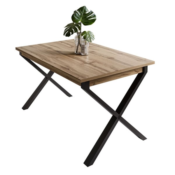 Stół X ART 125 cm nierozkładany dąb artisan 220871