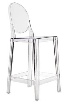Stołek barowy Viki transparentny 88880