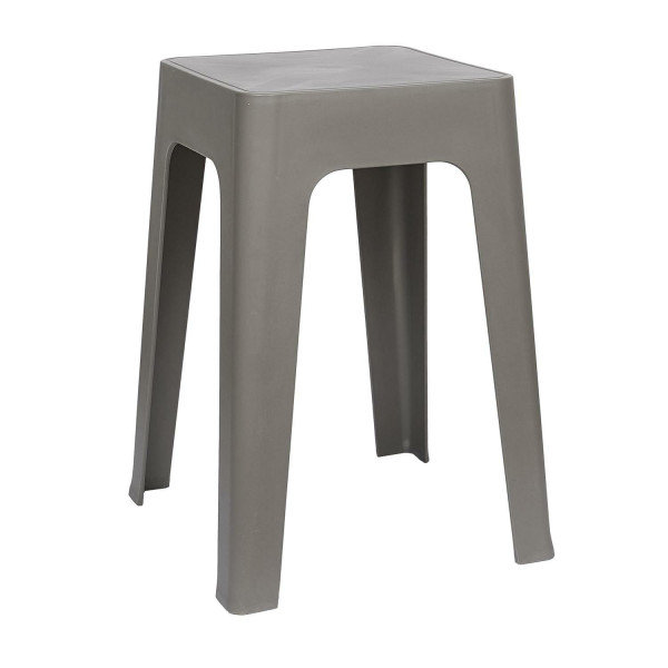 Stołek spectra szary z tworzywa minimalistyczny 47 cm 748992