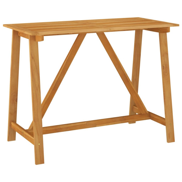 Stolik barowy Brąz 140 x 70 x 104 cm Drewno vidaXL 371651