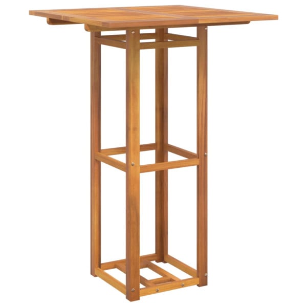 Stolik bistro, 75x75x110 cm, lite drewno akacjowe 630544