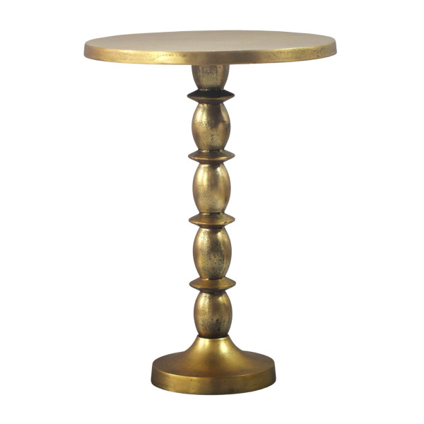 Stolik boczny Alu Złoty 40cm Metalowy Stolik kawowy Stolik do salonu 965195