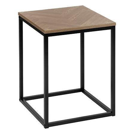 STOLIK BOCZNY Chevron 40x40x50 cm STALOWA PODSTAWA 576239